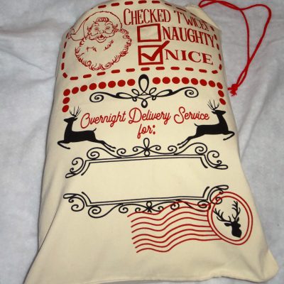 Christmas Sack Checked Twice
