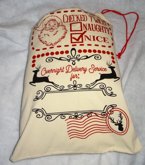 Christmas Sack Checked Twice