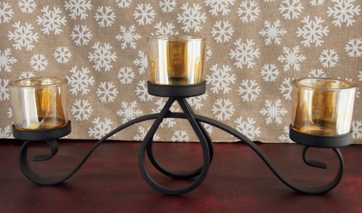 Triple Tea Light Holder