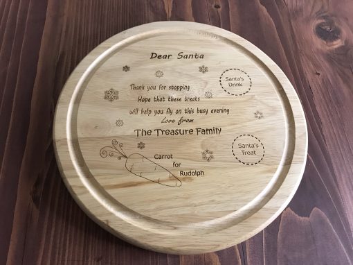 Personalised Christmas Eve Wooden Board - Image 2