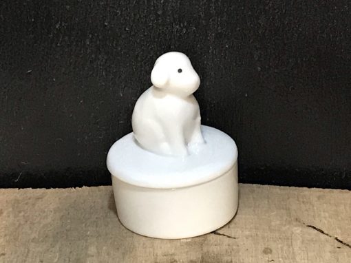 Porcelain Dog Trinket Pot - Image 2
