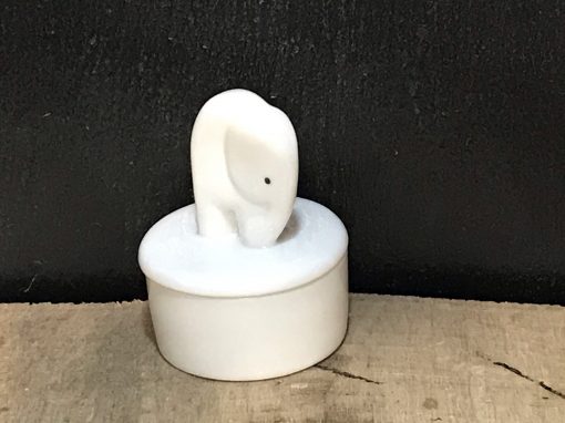 Little Elephant Porcelain Pot