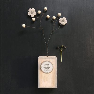 Wooden Blossom Block
