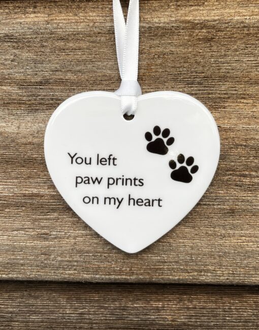 You left paw prints on my heart