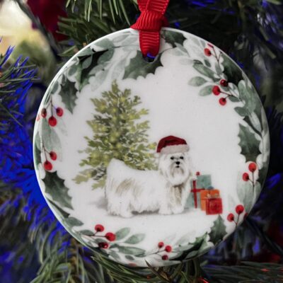 Maltese Hanging Christmas Decoration