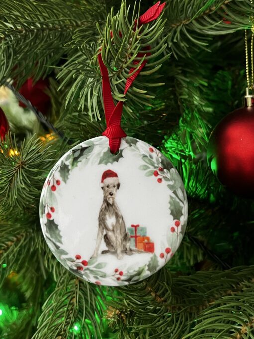 Irish Wolfhound Hanging Decoration
